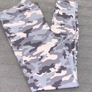 Fabletics Gray Camo Leggings